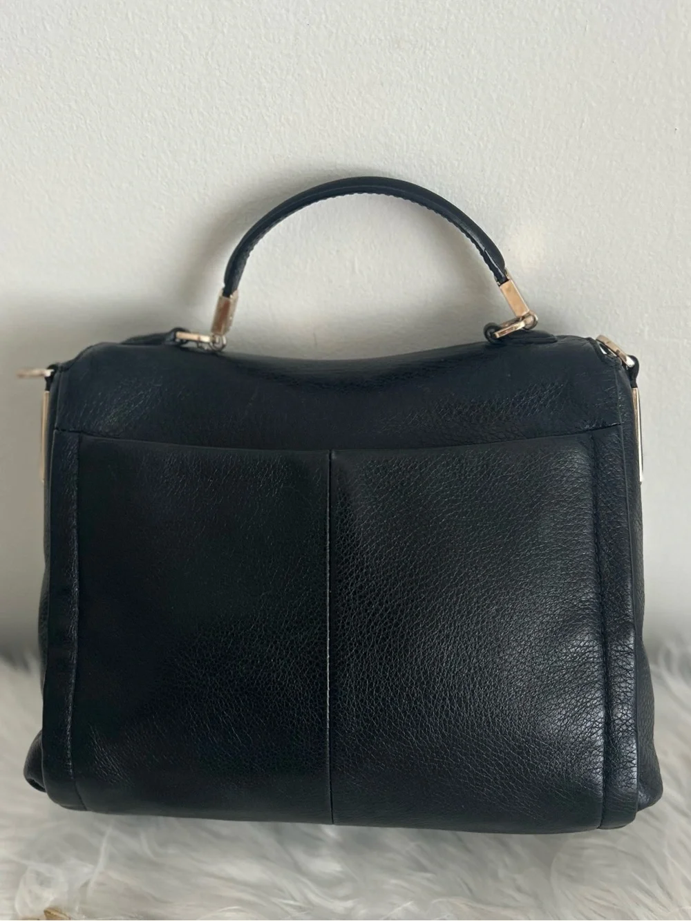 Coach Legacy Navy Leather Turnlock Satchel Crossbody Top Handle Designer Bag